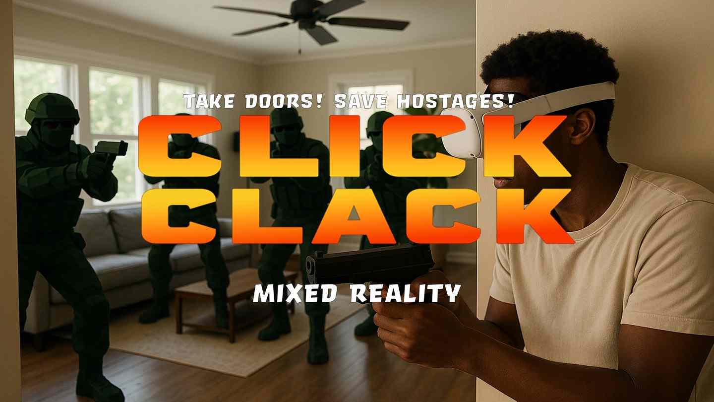 《咔哒咔哒 枪战》Click Clack Mixed Reality